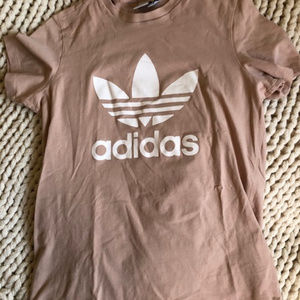 ADIDAS Nude Beige Womens Graphic Tee (L)